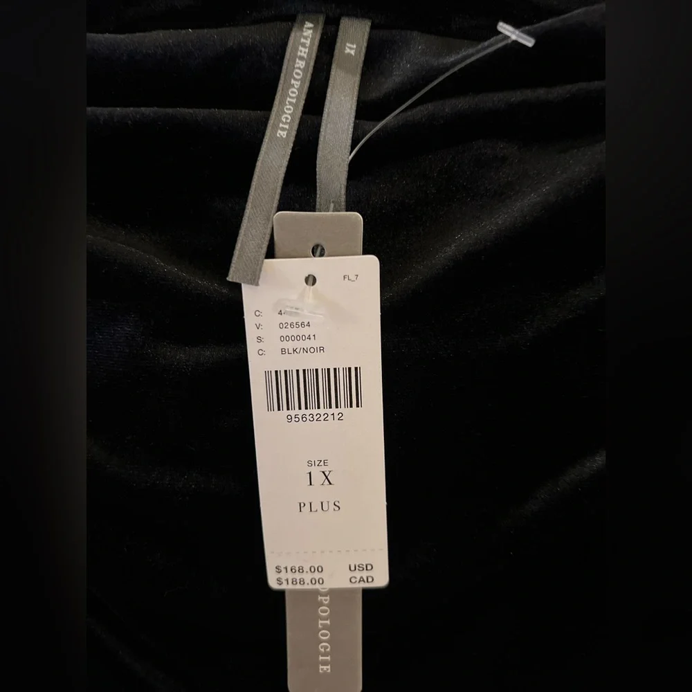 Anthropologie The Maya Ruched Cowl-Neck Dress: Velvet Long-Sleeve Edition - Picture 16 of 16